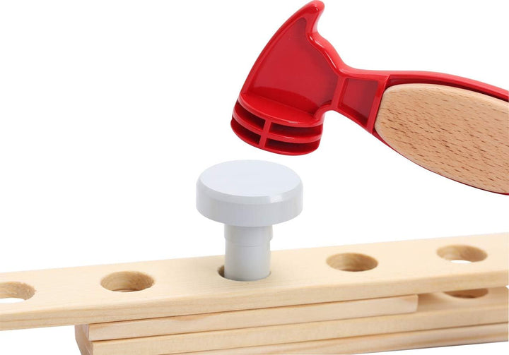small foot 10603 Werkbank und Maltisch als 2-in 1 Spielzeug aus Holz