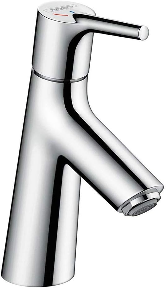 hansgrohe Wasserhahn Talis S CoolStart (Armatur mit Auslauf Höhe 80mm und Zugstangen-Ablaufgarnitur)