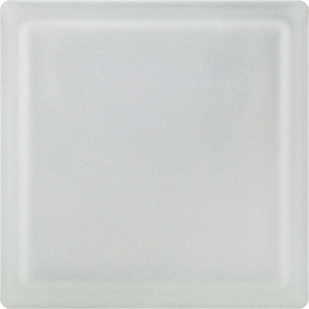 Fuchs Design 4 Stück Glassteine Vollsicht Klar 2-seitig satiniert 19x19x10 cm 2-seitig satiniert Kla