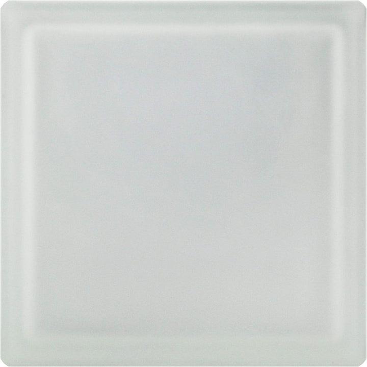 Fuchs Design 4 Stück Glassteine Vollsicht Klar 2-seitig satiniert 19x19x10 cm 2-seitig satiniert Kla