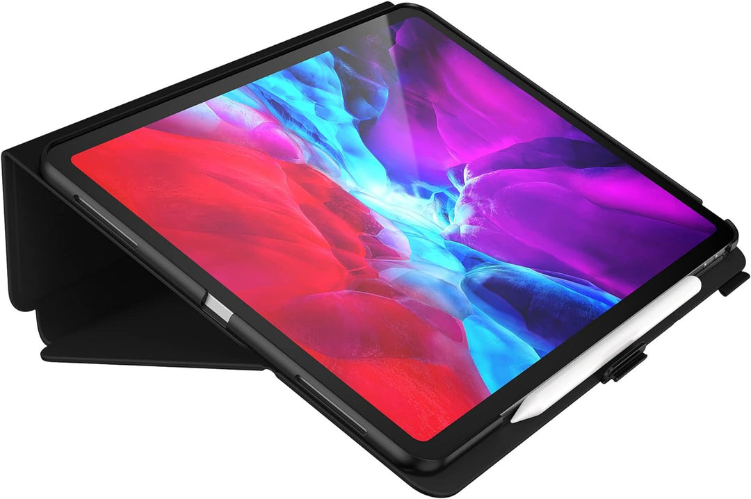 Speck-Produkte BalanceFolio iPad Pro 12,9-Zoll-(2018-2021)-Schutzhülle, mit Microban-Schutz, Schwarz