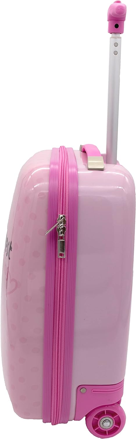Undercover Kinder Hartschalen Trolley Handgepäck, 2 Rollen, 20 x 44 x 33 cm - 23 l, Motiv: Minnie Mo