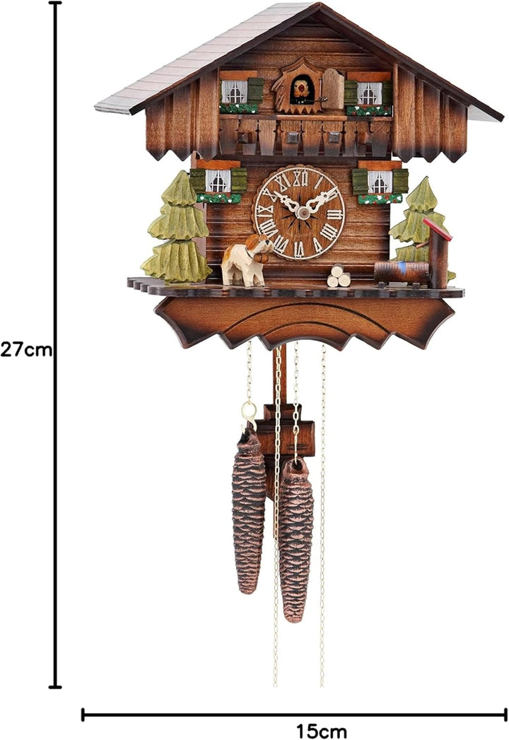 Kammerer Uhren Hekas Kuckucksuhr Schwarzwaldhaus KA 1675