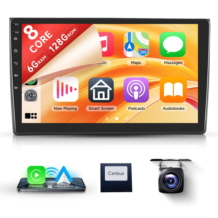 8 Core 6+128G Android Autoradio für Audi A4 S4 RS4 B6 B7 8E 2000-2009 9 Zoll Radio Auto mit Carplay