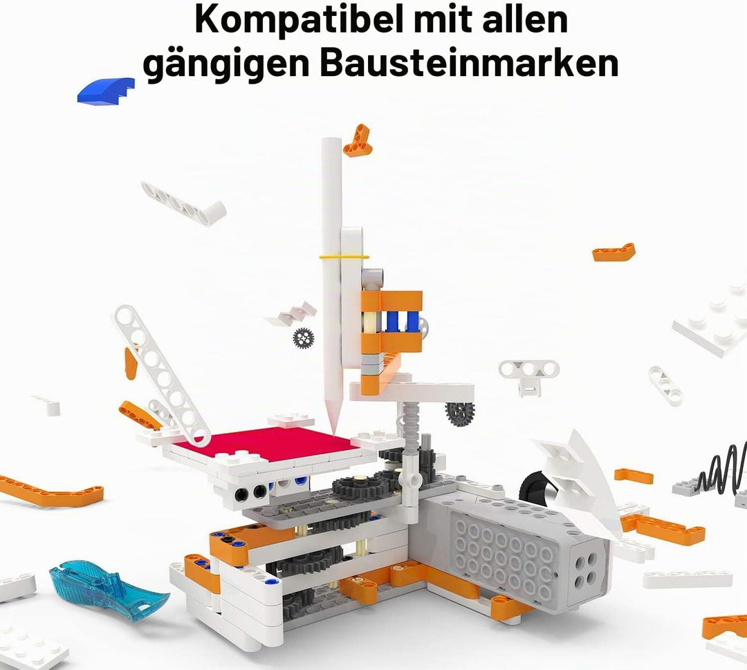 Apitor SuperBot 18 in 1 Roboter Kit, kompatibel mit allen bekannten Bausteinmarken, steuerbarer Bauk