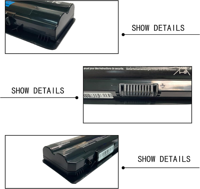 R795X JWPHF J70W7 WHXY3 R4CN5 312-1123 312-1127 453-10186 Austausch der Laptop-Batterie für Dell XPS