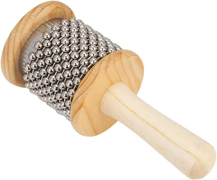 Cabasa Holzoberfläche Kinder Percussion Instrument Kleines Cabasa Begleit-Beat-Instrument für Studen