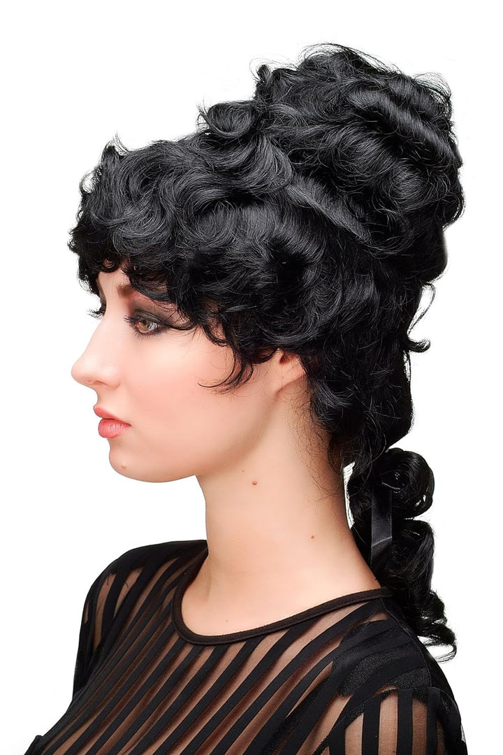 WIG ME UP - L.COLONIAL.Lady-1 Damenperücke Qualitätsperücke Perücke Barock Kolonial Turmfrisur Beehi