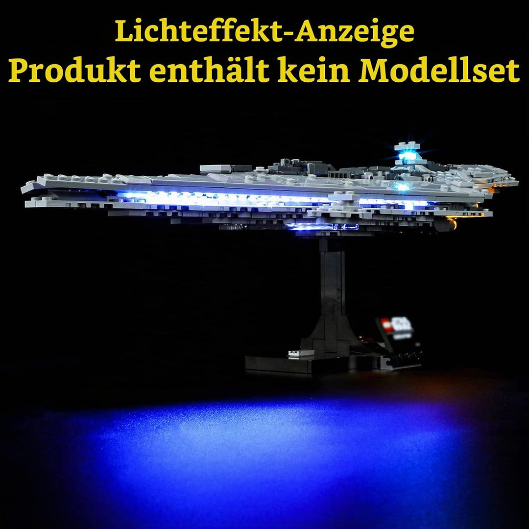 GEAMENT LED Licht-Set Kompatibel mit Lego Supersternzerstörer Executor (Executor Super Star Destroye
