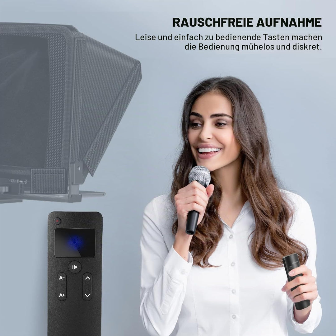 NEEWER RT113 Fernbedienung für NEEWER Teleprompter App, aktualisiert mit direkter Bluetooth Verbindu