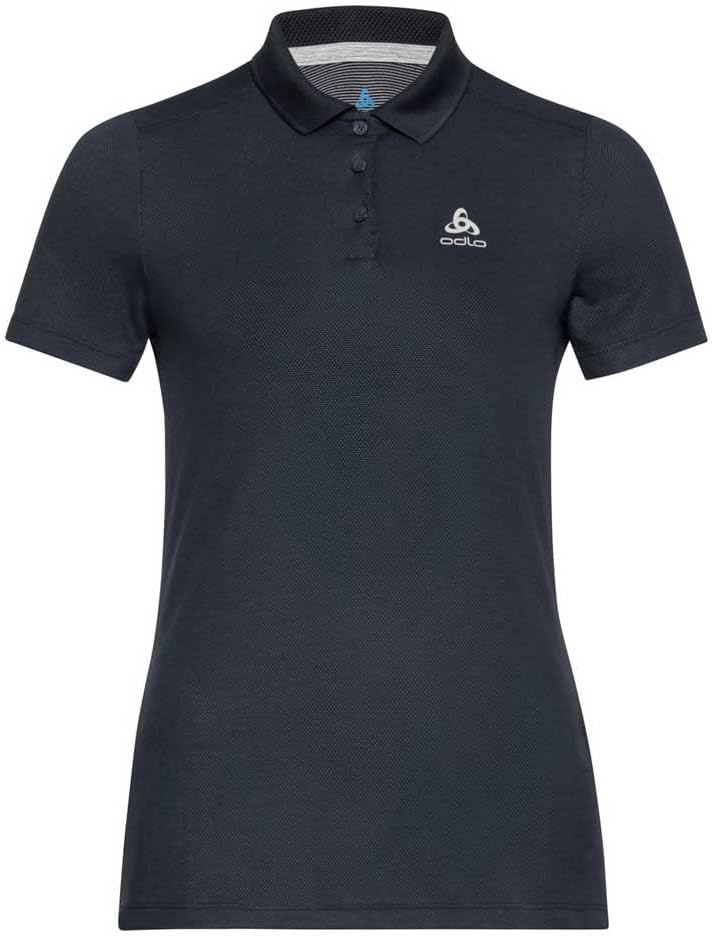 Odlo Damen F-Dry Kurzarm Polo Shirt, XS Dark Sapphire