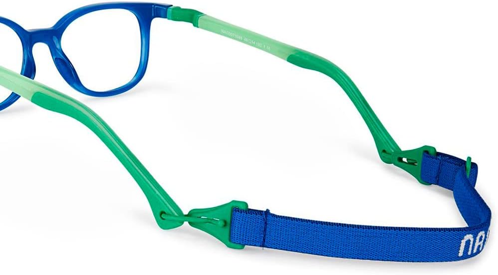 NANOVISTA Unisex Kinder Sonnenbrille 46 Azul Cristal/Verde Glow, 46 Azul Cristal/Verde Glow