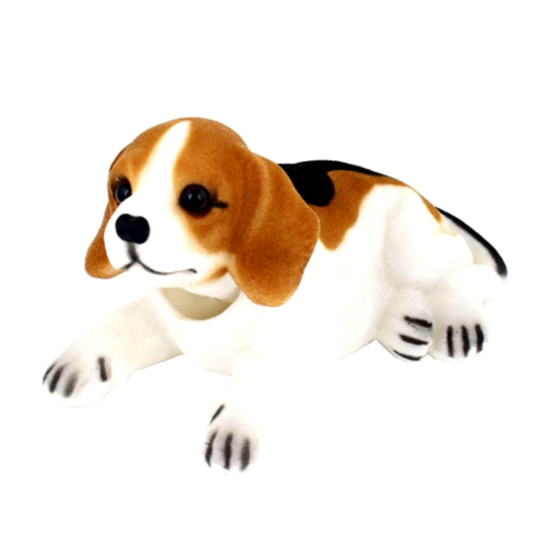 A50D KFZ Auto Dekoration Bobbing Leiter Hund Beagle geformt Wackelhund Halskette, wackeldackel Hund