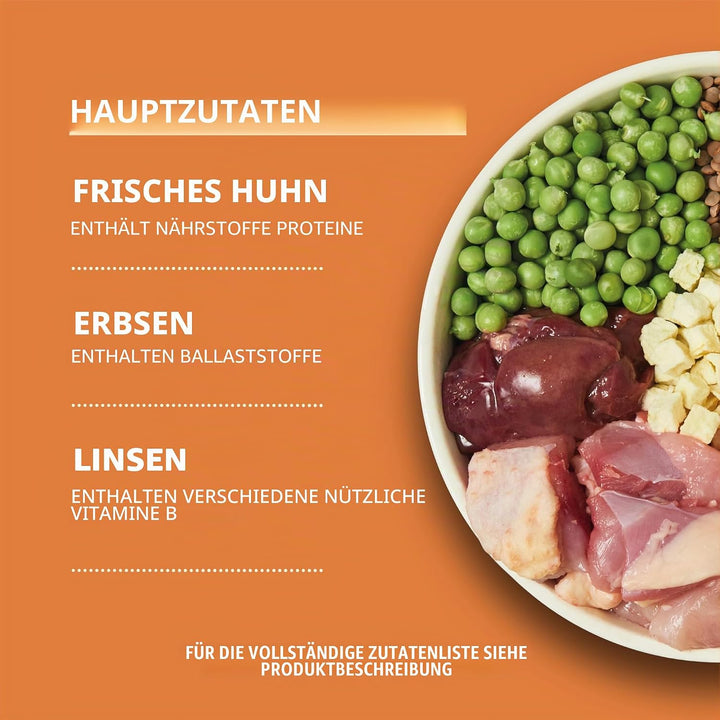 Lily's Kitchen natürliches Trockenfutter für ausgewachsene Hunde Huhn und Ente Getreidefreies Rezept