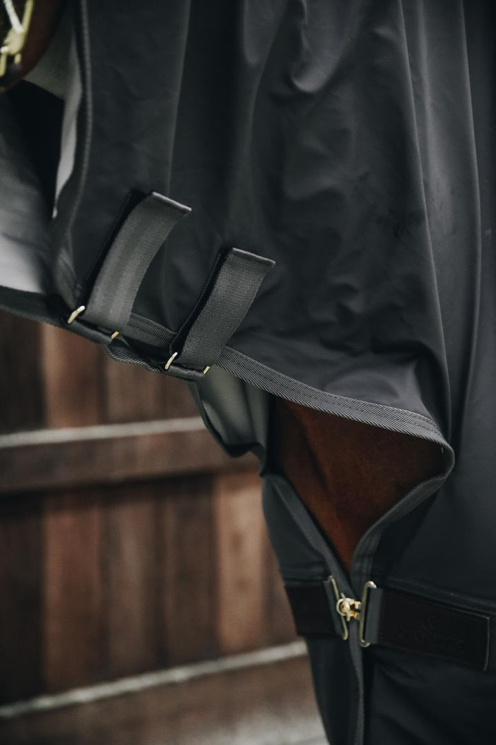 Kentucky Horsewear Horse Rain Coat Regendecke, Grösse:125-140, Farbe:grau 125-140 grau, 125-140 grau