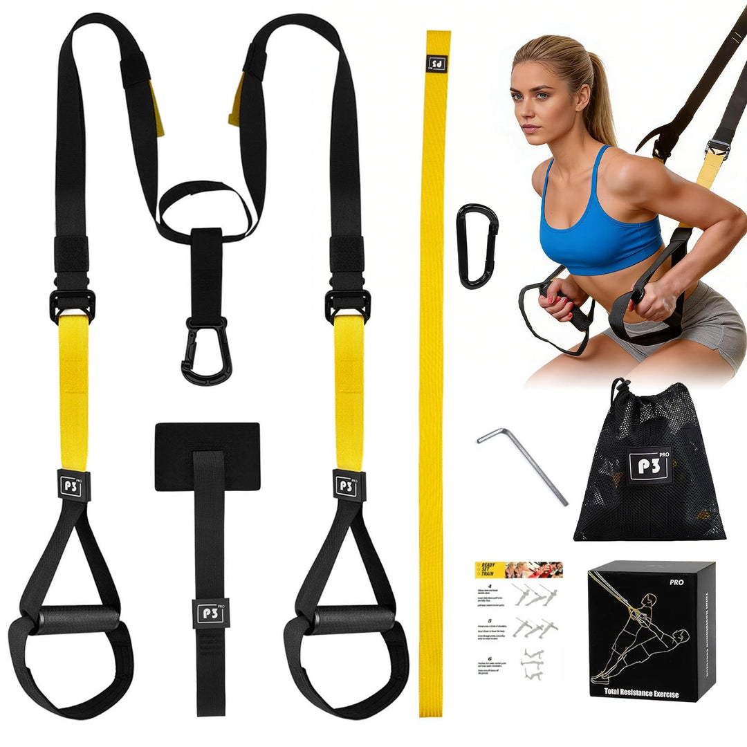 Schlingentrainer, Sling Trainer für ein Ganzkörpertraining | Verstellbarer Schlingentrainer für Zuha