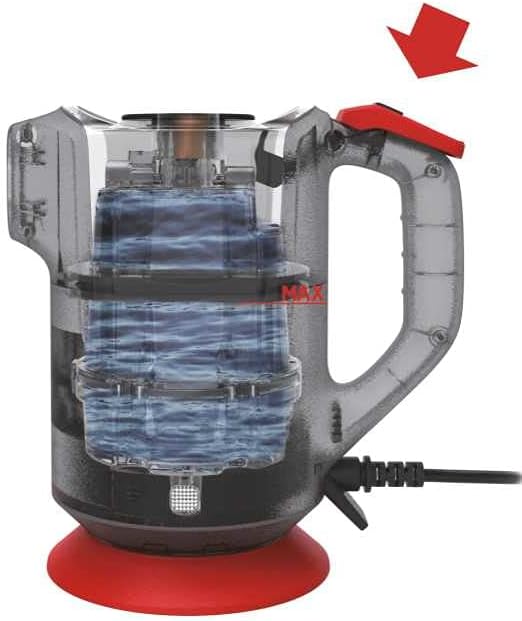 Hoover SGE1000 - Dampfreiniger, Trockendampf für Gewebe, Nassdampf für harte Oberflächen, Mehrfachzu