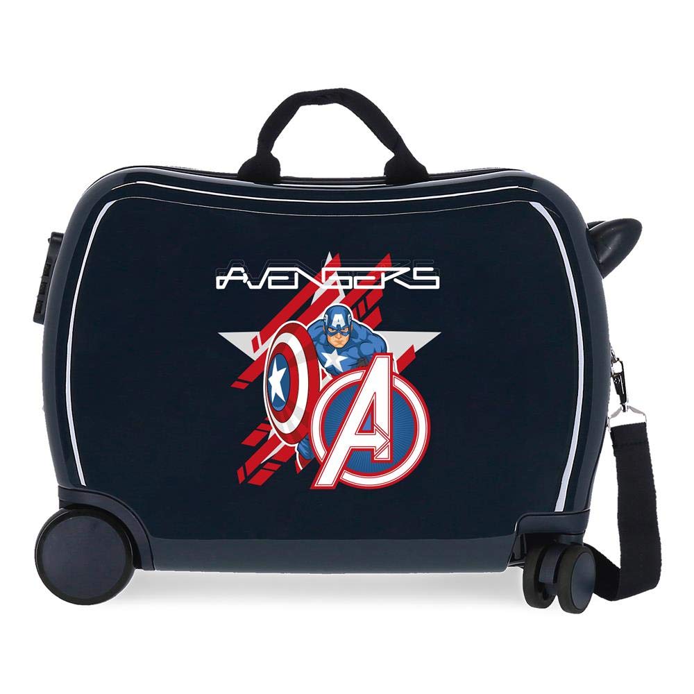 Marvel All Avengers Kinder-Gepäck, Schuld (Blau) - 2479863 Kinderkoffer Schild, Kinderkoffer Schild