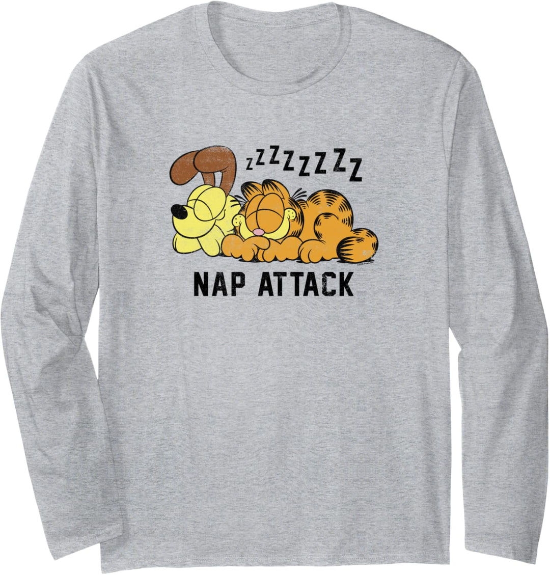 Garfield Odie Garfield Nap Attack Langarmshirt