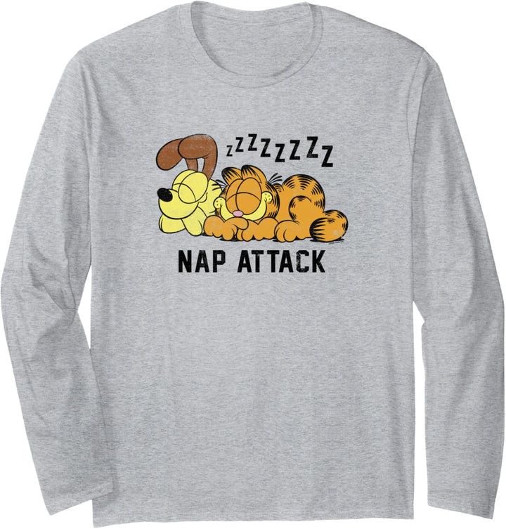 Garfield Odie Garfield Nap Attack Langarmshirt