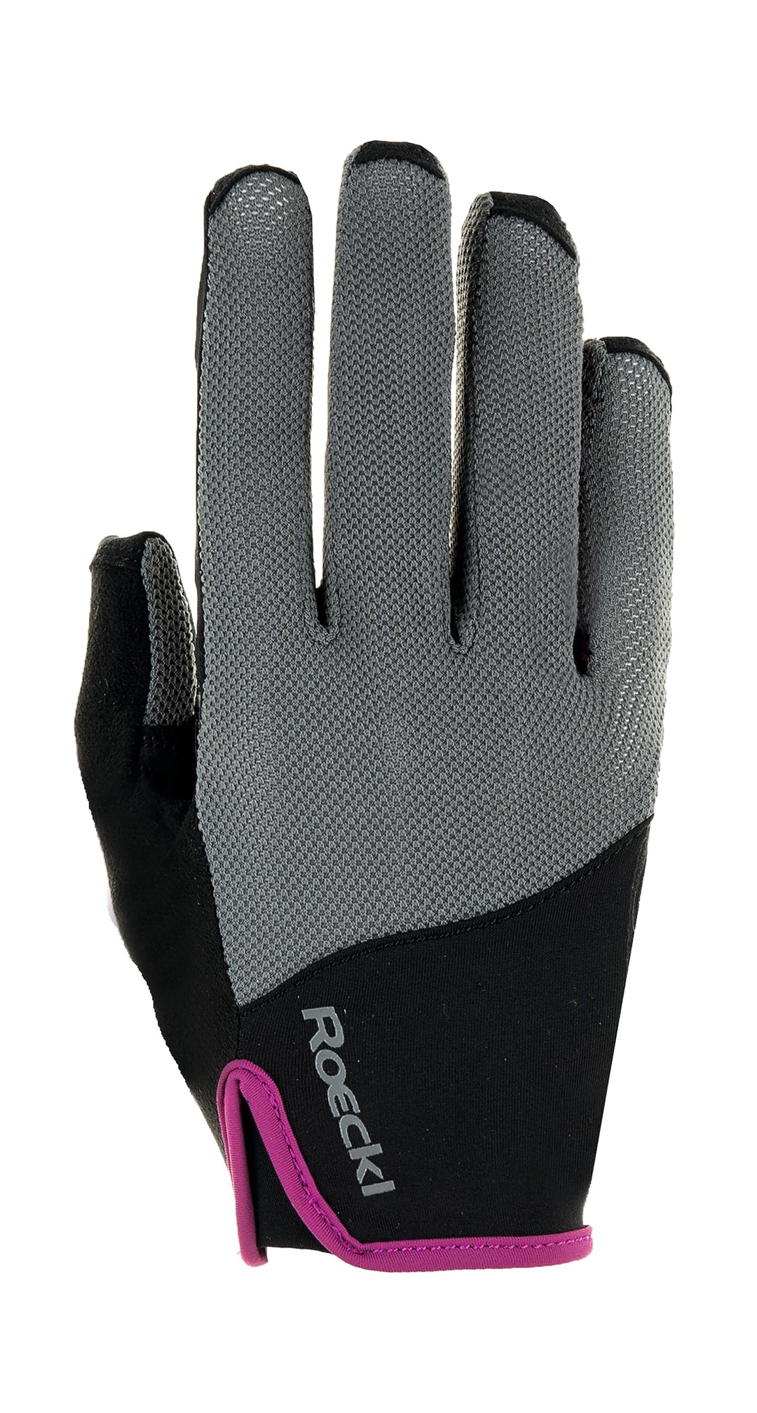 Roeckl Sports Reithandschuh Lynn, Ladies Sommer Handschuh, 2 Farben, Grösse 6-8.5 6 Anthrazit, 6 Ant