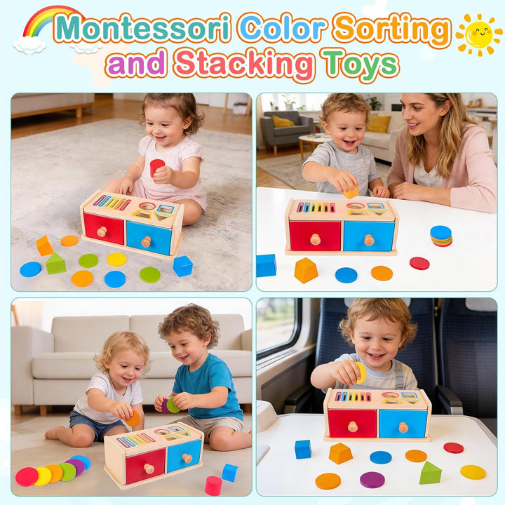Montessori Spielzeug ab 1 Jahr, Spielzeug ab 1 2 Jahre Mädchen Jungen Baby Spielzeug Geschenk Mädche