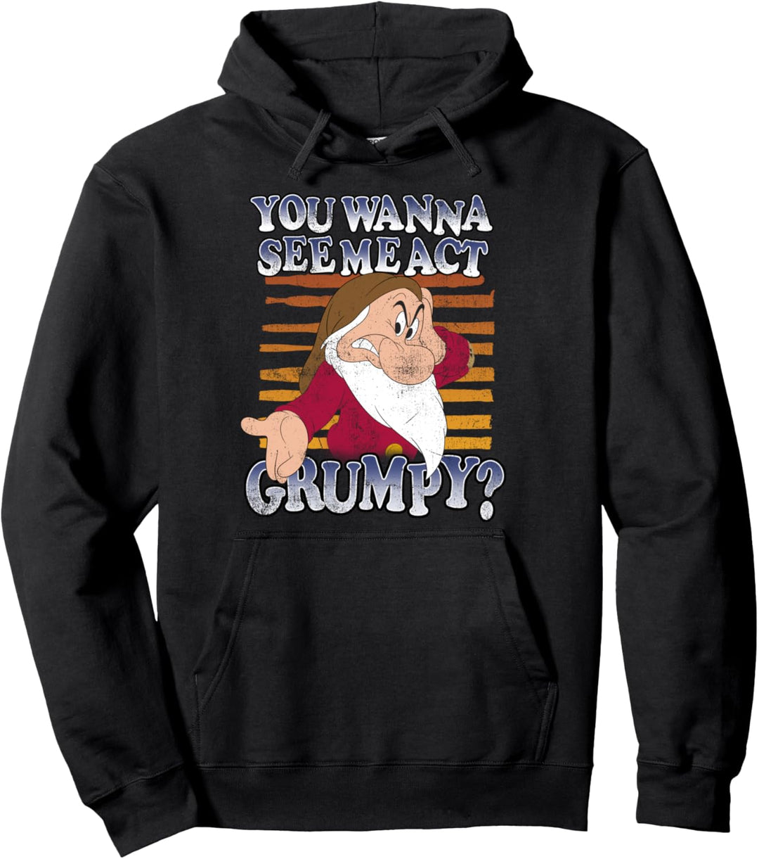 Disney Grumpy You Wanna See Me Act Grumpy Pullover Hoodie