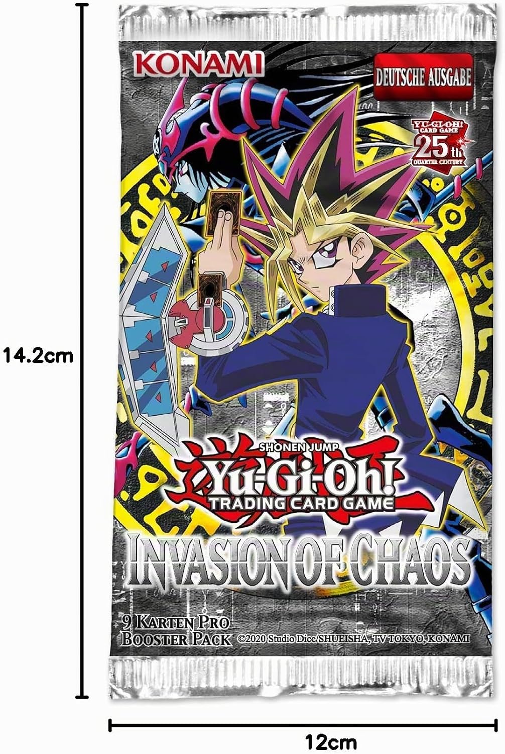 Yu-Gi-Oh! TRADING CARD GAME Invasion of Chaos Display-Deutsche Ausgabe, 25th Anniversary Edition, In