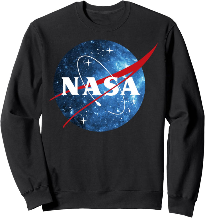NASA Logo Classic Space Blue Poster Sweatshirt
