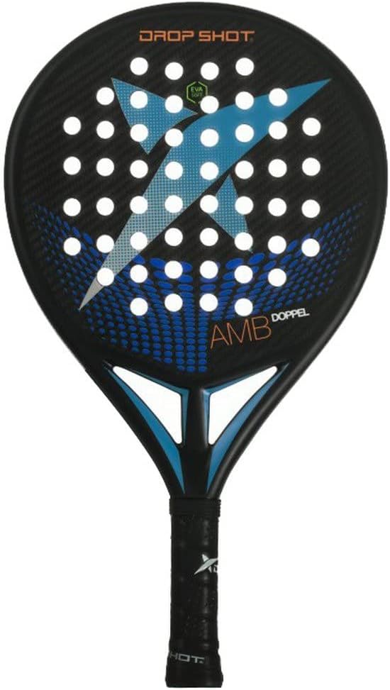 DROP SHOT Padel-Shovel Dopper 2022. Kern: Eva Soft. Rahmen: 100% Kohlenstoff. Gesichter: Kohlenstoff