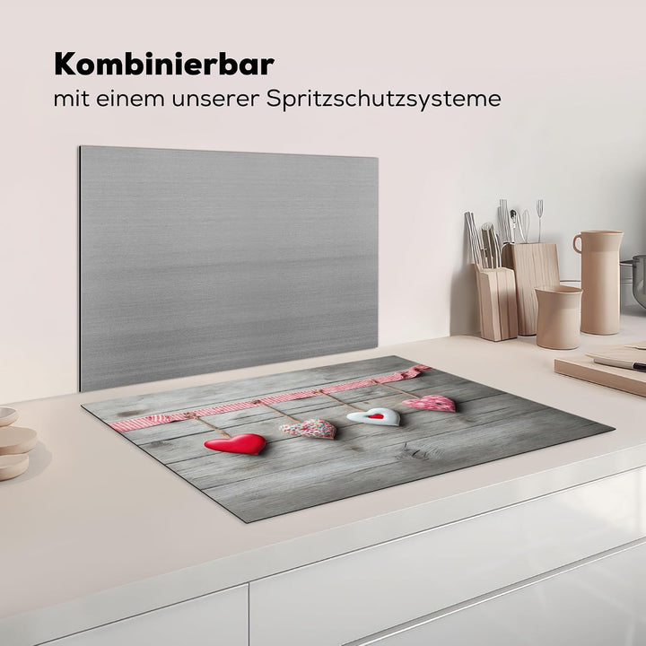 KitchenYeah© Herdabdeckplatte Einteilig Ceranfeld Abdeckplatte für Induktionsschutz Ceranfeldabdecku