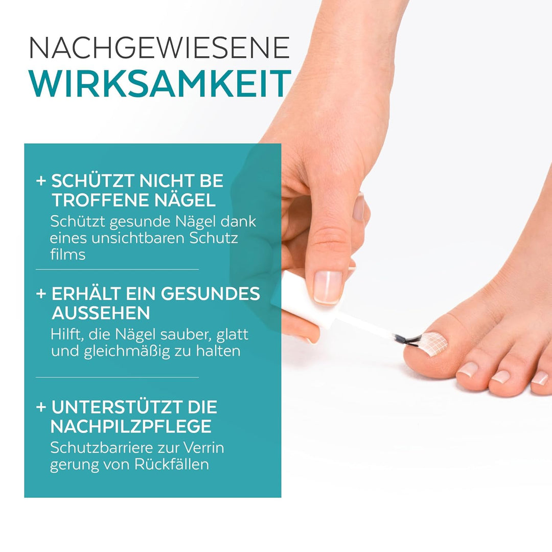 PODERM MycoPro Reinigende Nägelserum 8ml – Natürliche Pflanzenformel mit Zitrone, Rosmarin &amp; Vitamin
