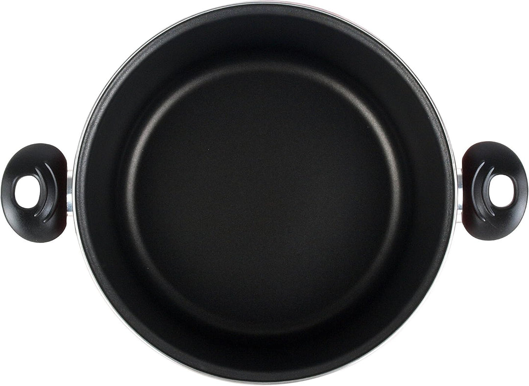 Megafesa Praga - Kasserolle mit Deckel, Durchmesser 20 cm, Farbe granatrot