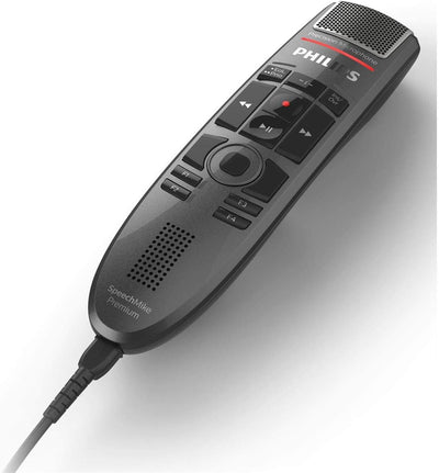 Philips SMP3700 SpeechMike Premium Touch, USB-Diktiermikrofon für kristallklare Aufnahmen und Beste