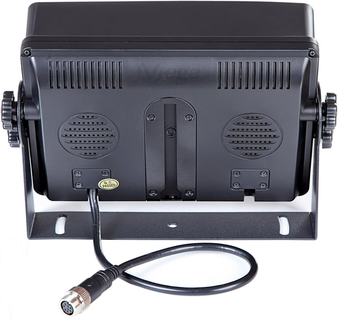 VSG24 13162 – 7“ Quad Transporter Rückfahrmonitor, Heavy Duty, Monitor inkl. Zubehör, e-Zulassung, T