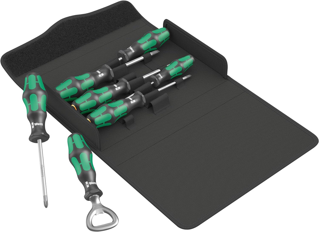 Wera '05105624001 Kraftform 300/7 Set 2 Schraubendreher-Satz, 7-teilig
