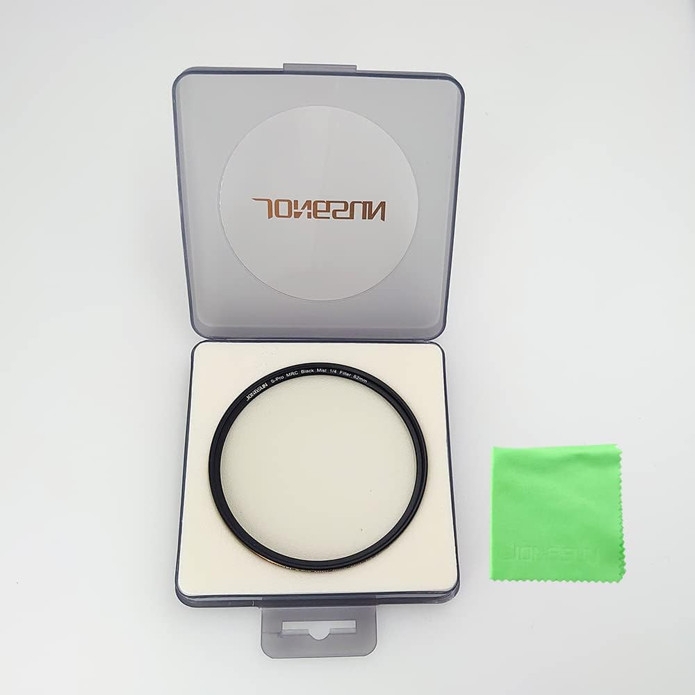 JONGSUN S-Pro MRC Black Mist 1/4 Filter 82mm, Schwarzer Soft Pastell Traum Film Spezialeffekte Filte