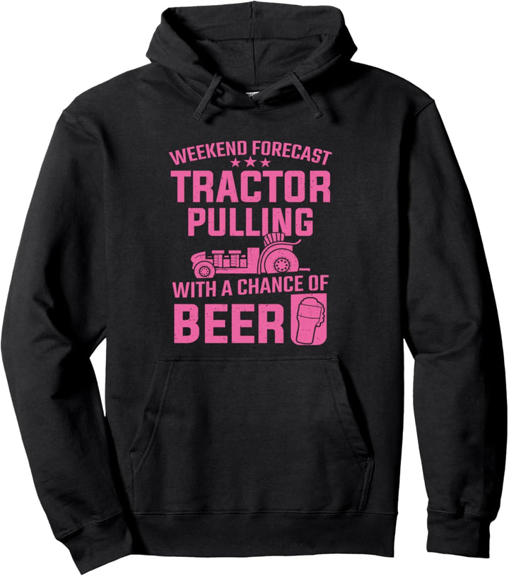 Traktor Ziehen Wochenende Vorhersage Traktor Ziehen Damen Pullover Hoodie