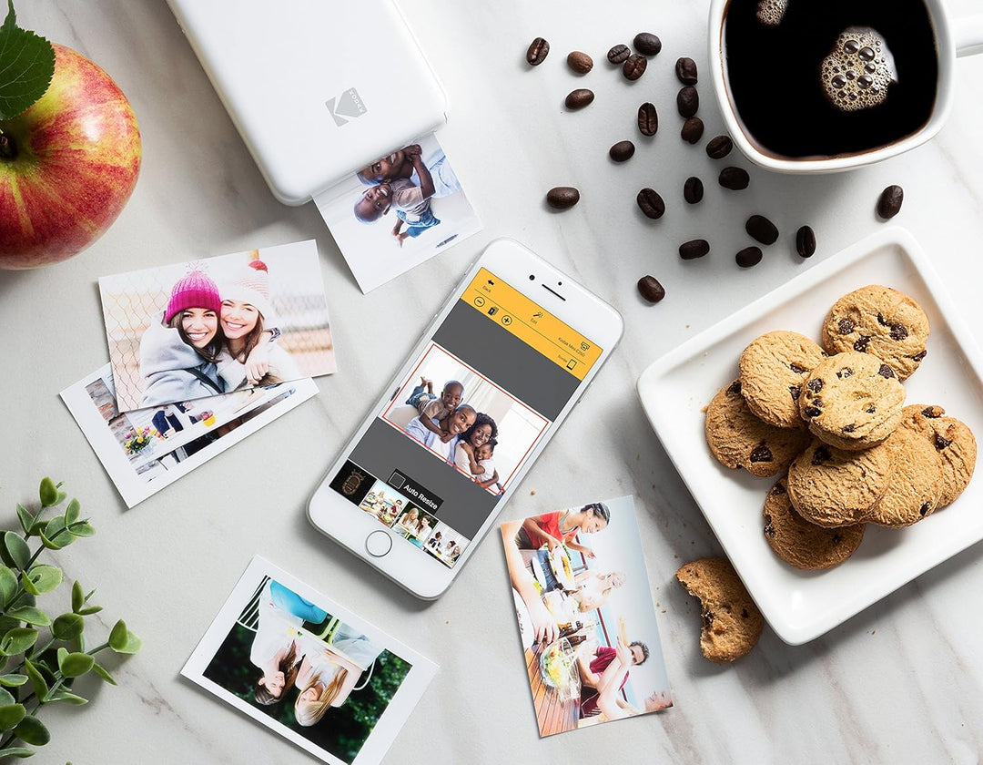 Kodak Mini 2 HD Wireless Mobile Instant Fotodrucker w / 4 Pass patentierte Drucktechnologie (Schwarz