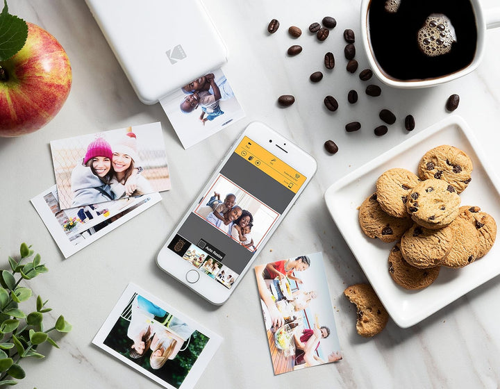 Kodak Mini 2 HD Wireless Mobile Instant Fotodrucker w / 4 Pass patentierte Drucktechnologie (Schwarz