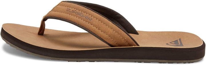 Quiksilver CARVER NUBUCK M SNDL TKD0 Herren Sandalen 40 EU Tan Pattern 1, 40 EU Tan Pattern 1