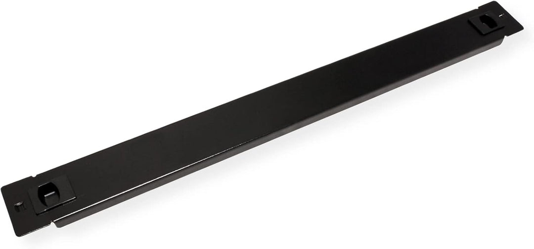 ROLINE 19"-Blindplatte Snap-in, 1 HE, RAL 9005 Tiefschwarz, 1 HE
