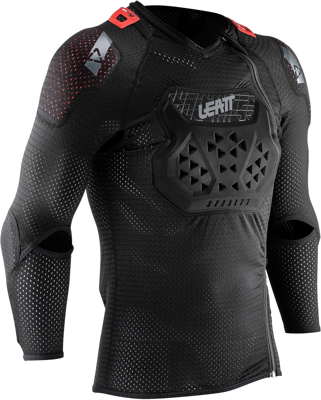 Leatt Protektorjacke Airflex Stealth Schwarz Schwarz XL, Schwarz XL