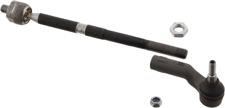 febi bilstein 37730 Spurstange mit Endstück, Mutter und Sicherungsmutter , 1 Stück Vorderachse recht