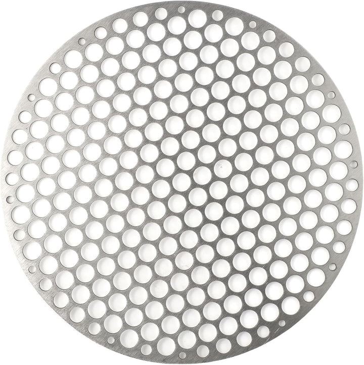 Runder Edelstahl-Grillrost, rundes Grillnetz, Drahtgeflecht, Gestell für Outdoor-Camping, Kochgeschi