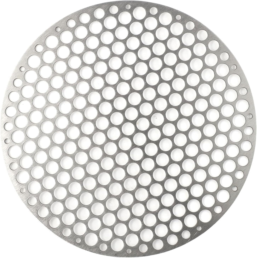 Runder Edelstahl-Grillrost, rundes Grillnetz, Drahtgeflecht, Gestell für Outdoor-Camping, Kochgeschi