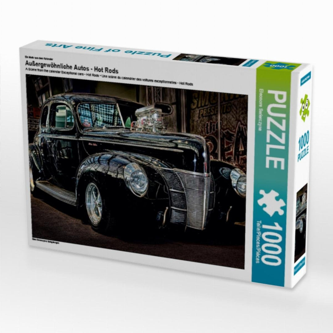 CALVENDO Puzzle Aussergewöhnliche Autos - Hot Rods 1000 Teile Lege-Grösse 64 x 48 cm Foto-Puzzle Bil