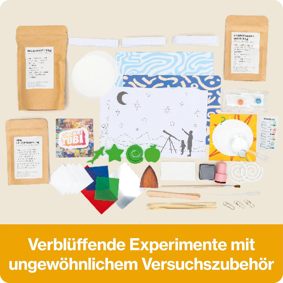 FRANZIS 67198 - CheXperiment Experimentierbox: 35 Experimente mit Checker Tobi. Ab 6 Jahren