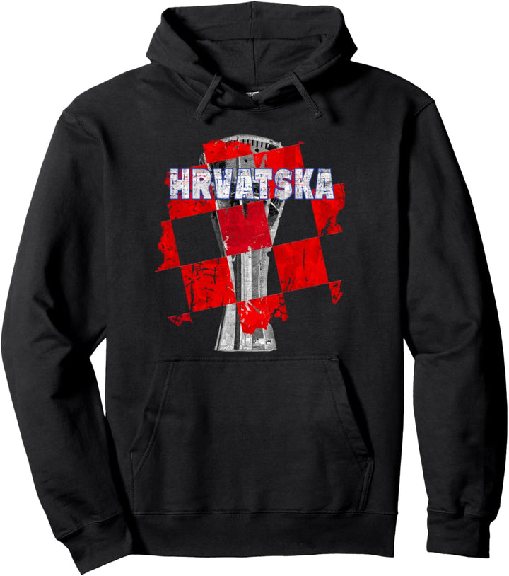 Kroatien Vukovar Vodotoranj Hrvatska Pullover Hoodie