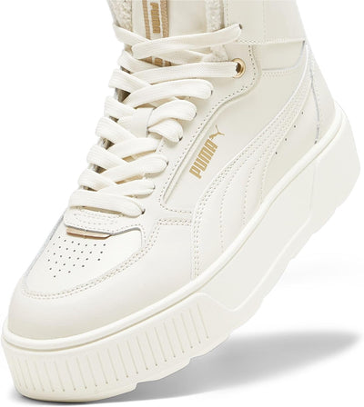 PUMA Damen Karmen Rebelle Mid WTR Sneaker 38 EU Alpine Snow Gold White, 38 EU Alpine Snow Gold White